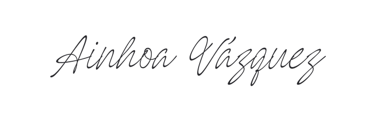 Firma manuscrita de Ainhoa Vázquez